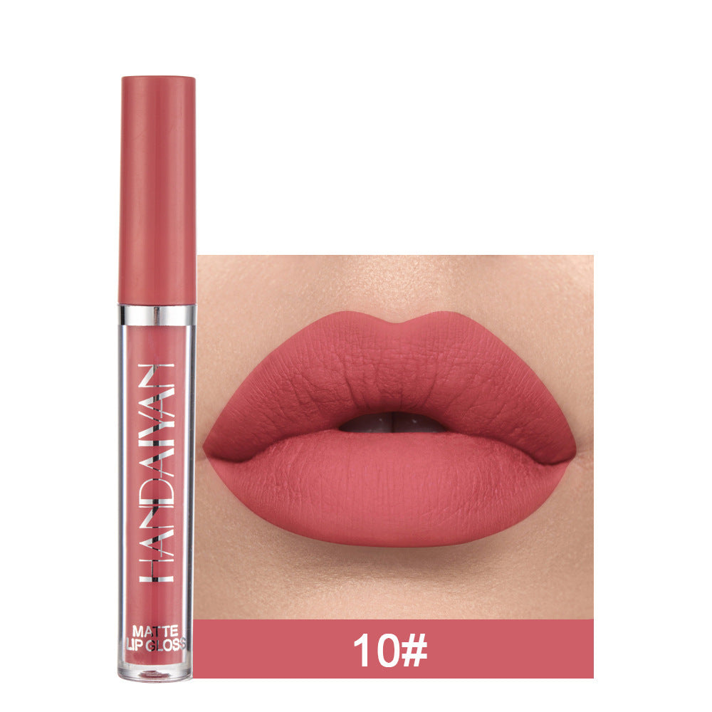 Matte Non-stick Cup Lip Gloss - Non-fading Matte Liquid Lipstick