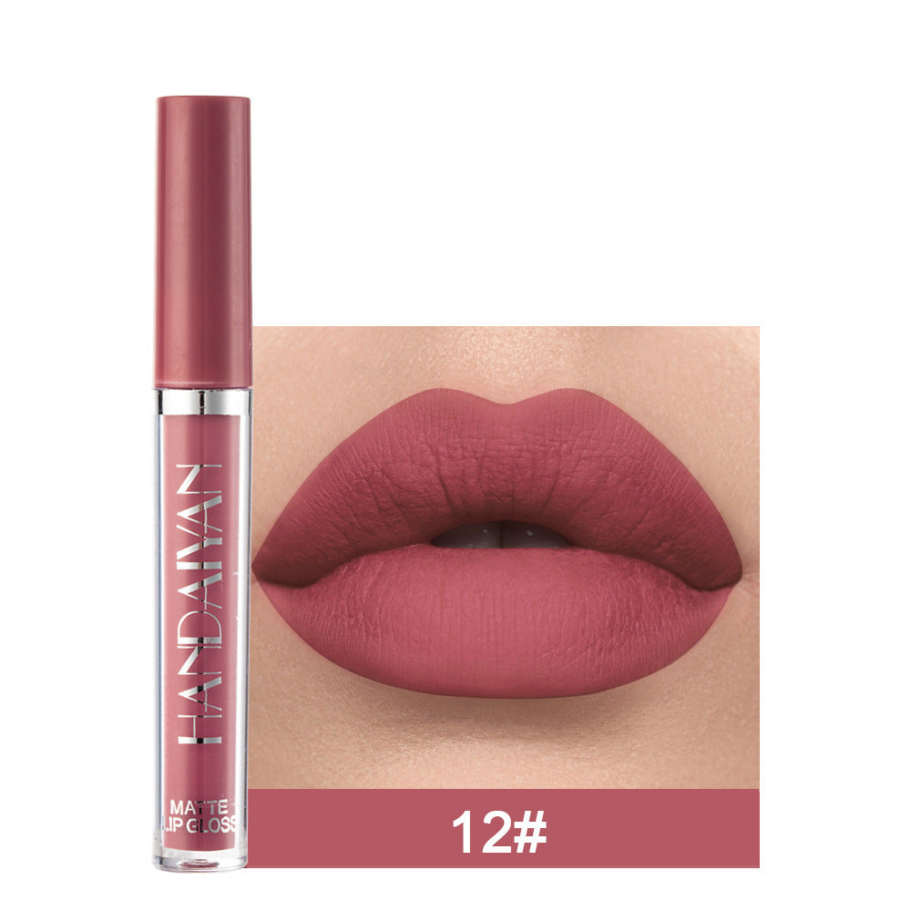 Matte Non-stick Cup Lip Gloss - Non-fading Matte Liquid Lipstick