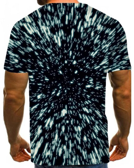 Men's Breathable Lightning 3D T-shirt
