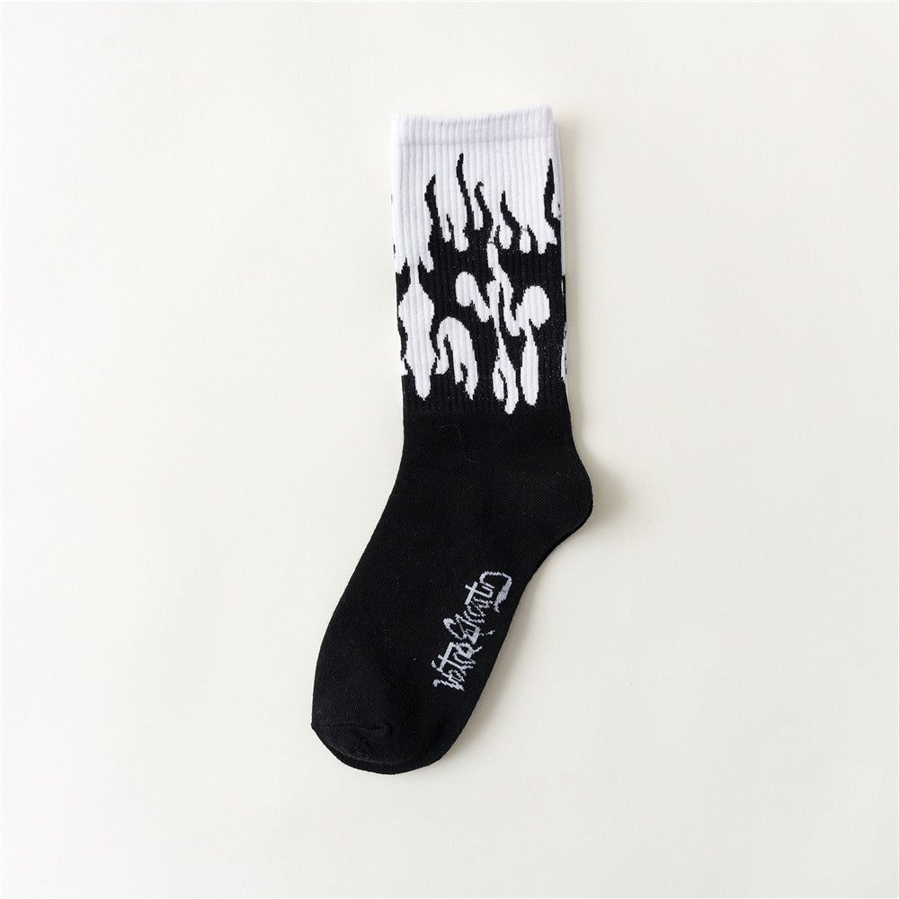 Hip Hop Skateboard Socks - Tube Socks Couple Socks