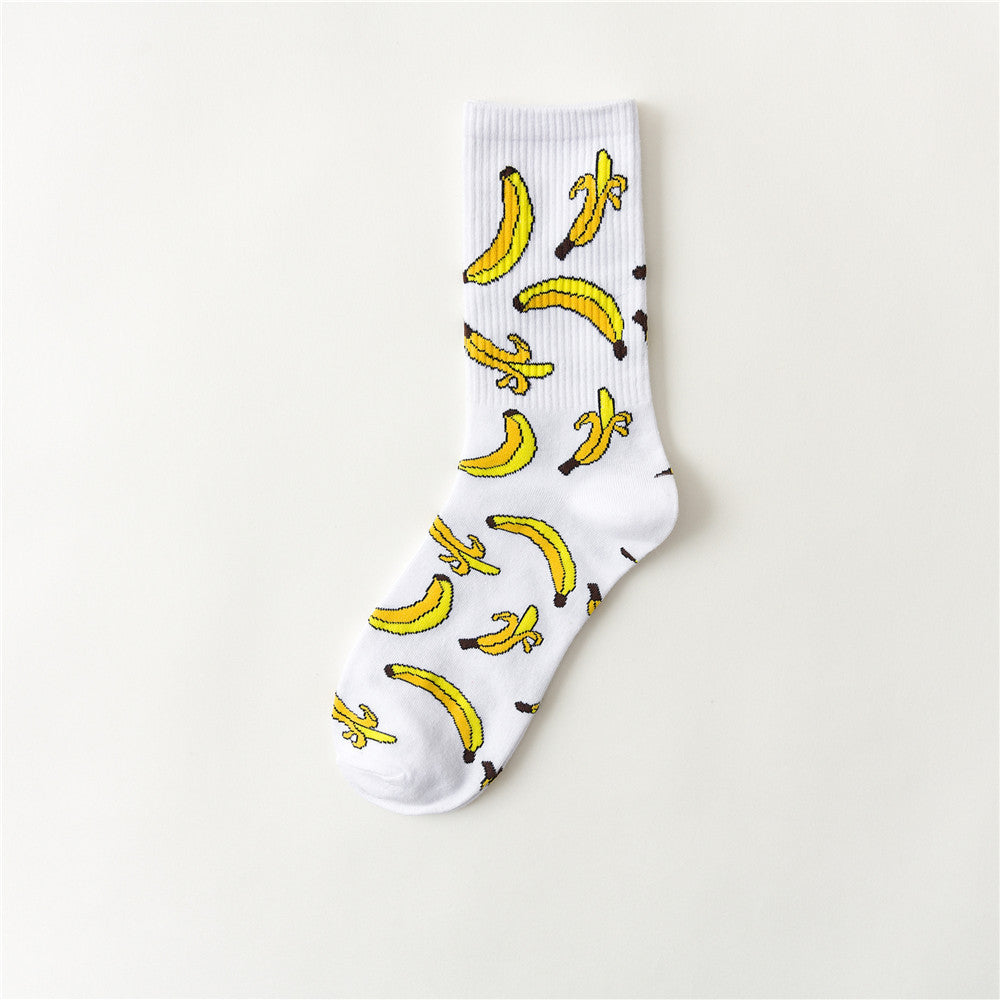 Hip Hop Skateboard Socks - Tube Socks Couple Socks