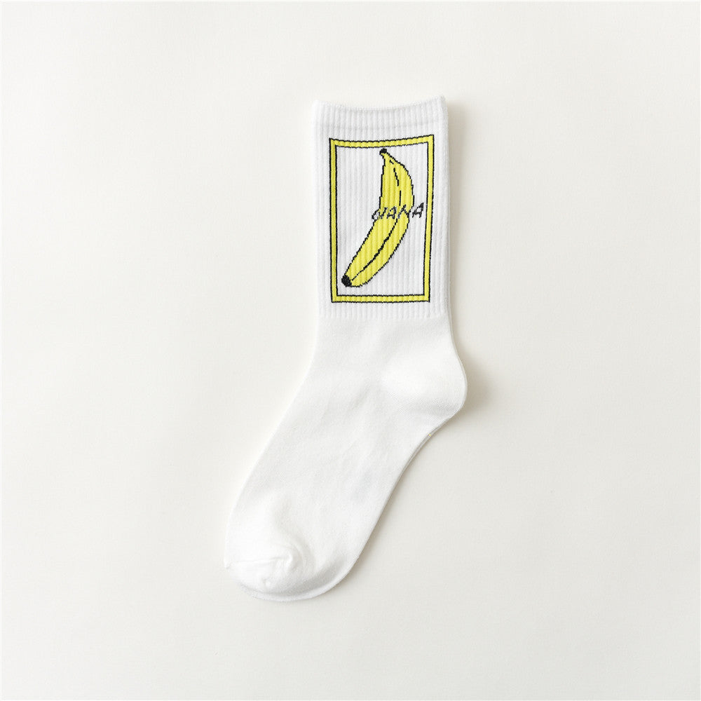 Hip Hop Skateboard Socks - Tube Socks Couple Socks