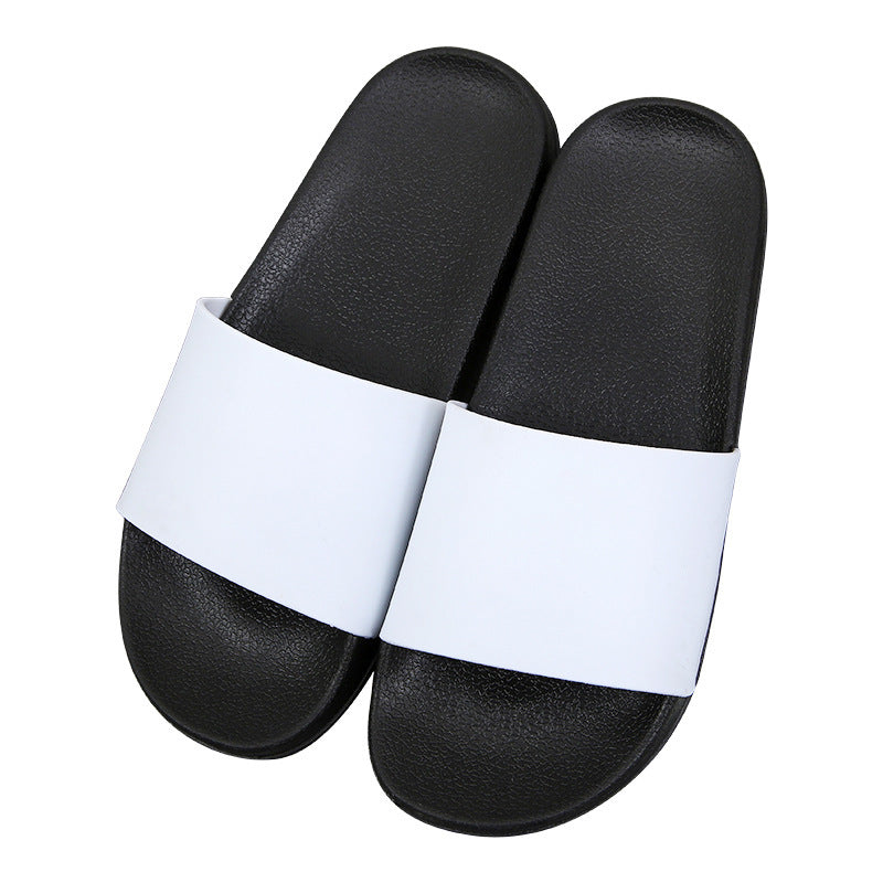 Shoes for Men - Slippers Summer Home Slippers Men Black White Fashion Brand Men Shoes Non-slip Slides Men Luxury Designers Slides