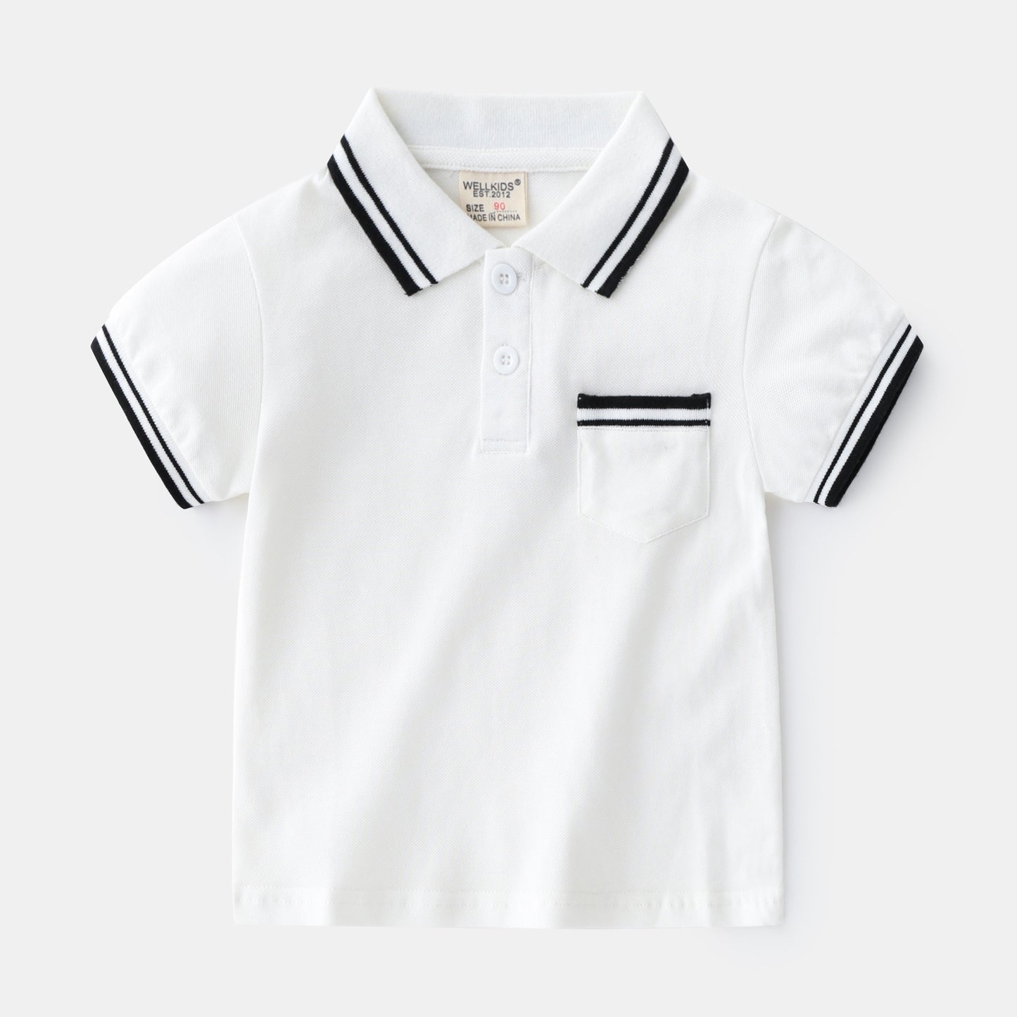 Classic Boys' Summer Polo T-Shirt – Cool, Comfy & Stylish! ☀️ Boys' T-Shirt Summer Polo Shirt - JumoShop