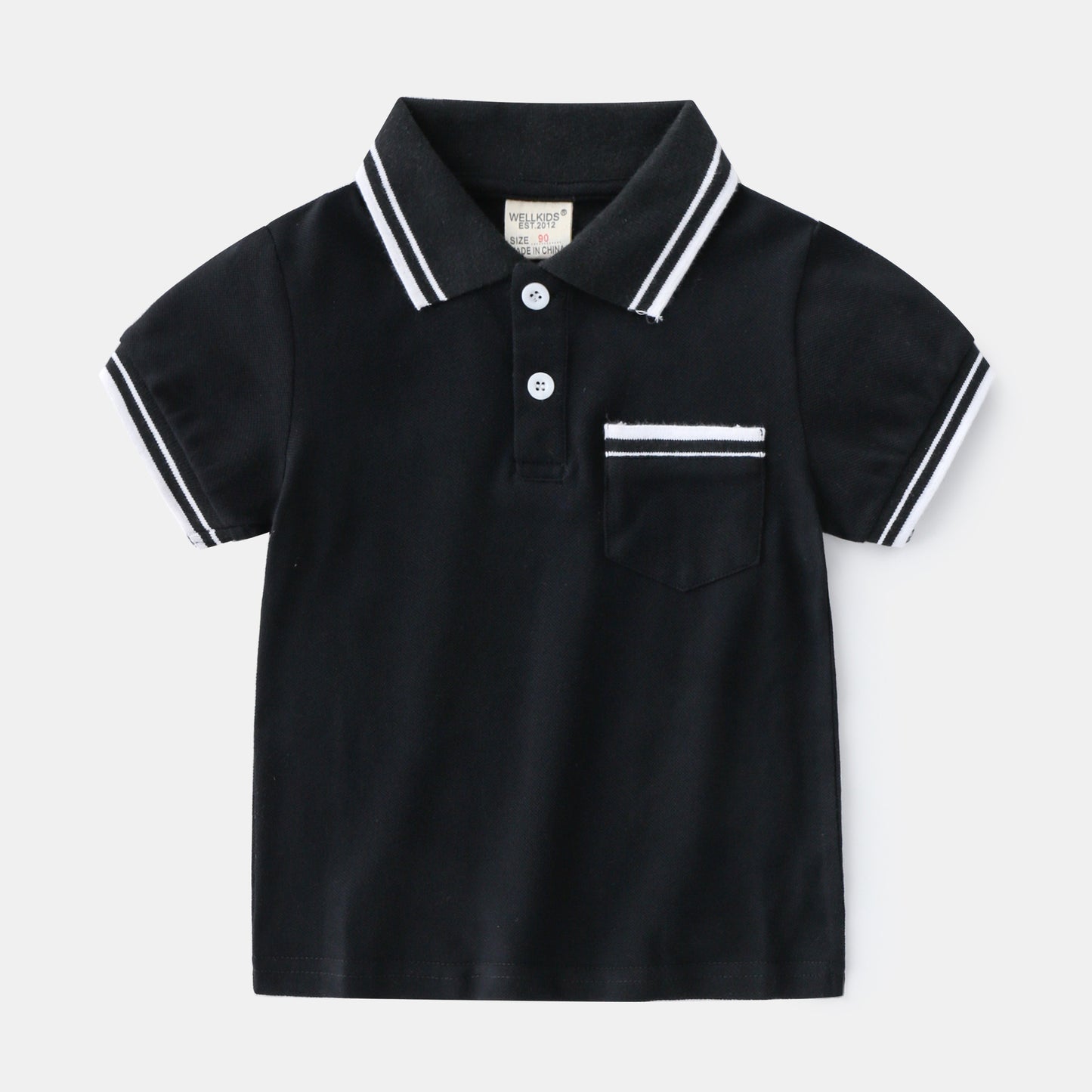 Classic Boys' Summer Polo T-Shirt – Cool, Comfy & Stylish! ☀️ Boys' T-Shirt Summer Polo Shirt - JumoShop