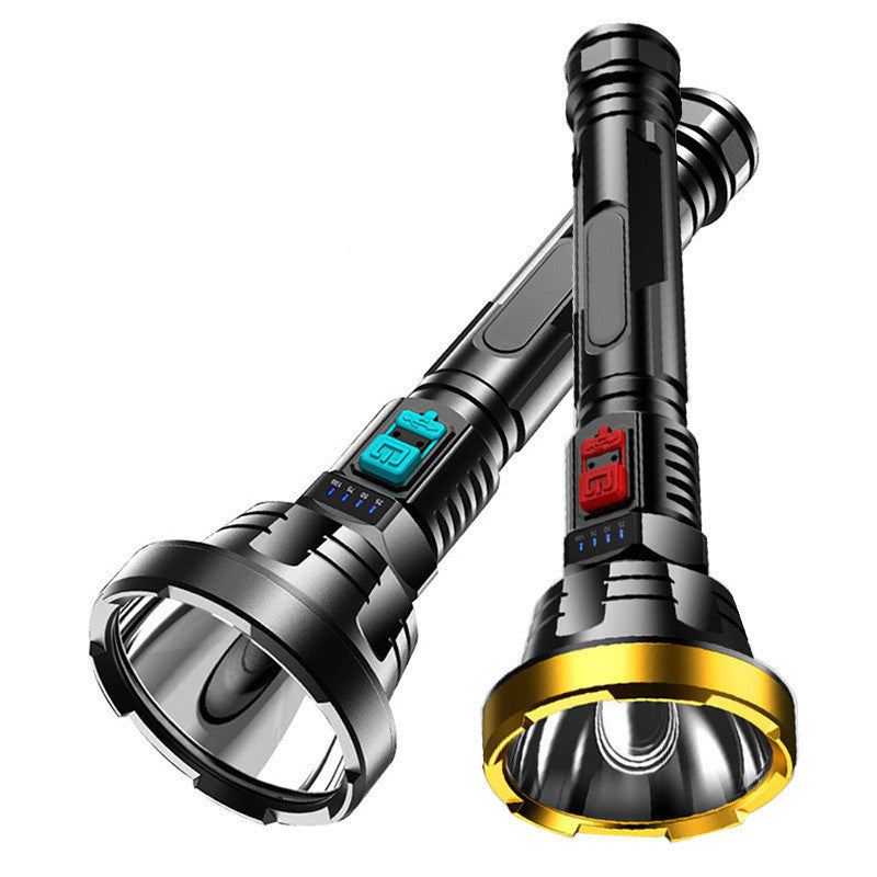 90000LM LED Flashlight - Tactical Light Torch USB Rechargeable Super Bright Light