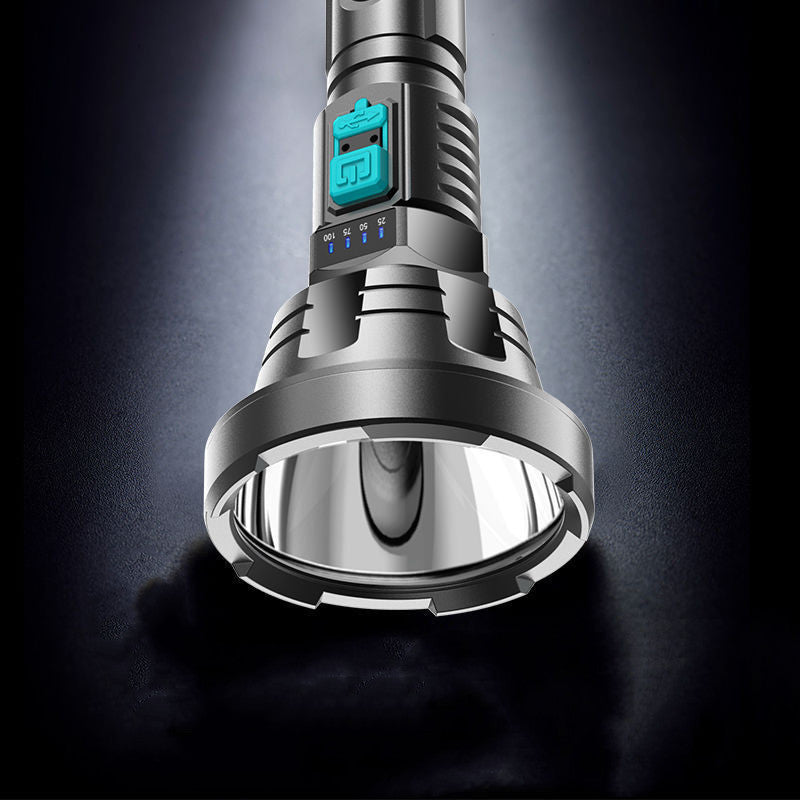 90000LM LED Flashlight - Tactical Light Torch USB Rechargeable Super Bright Light