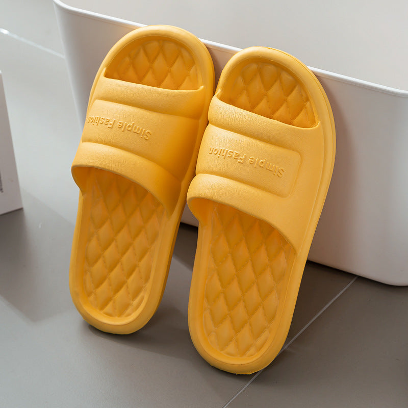 Home Slippers -- Women's Sandals Couples Non-slip Home Slippers Men's Slippers