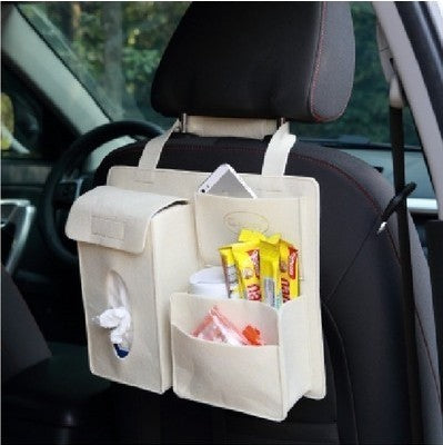 Bed Storage Bag with Pocket - Bedside Hanger Table Sofa Bedroom Mattress Bedside Anti-slip Organizer Holders