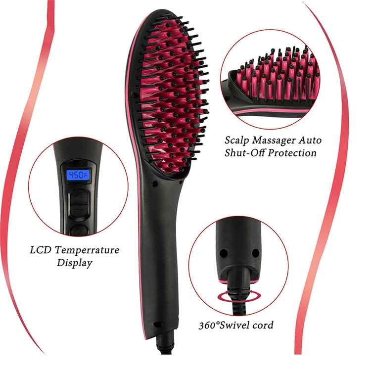 Imply Straight Electric Straight Hair Comb Magic Smooth Hair Comb Negative Ion Comb - JumoShop