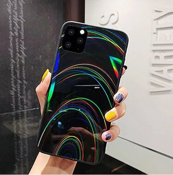Rainbow Mirror Soft Phone Case
