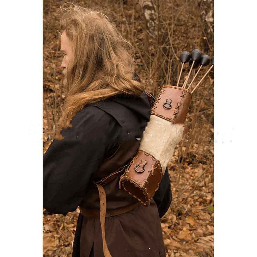 Warrior Hand Woven Skin Spliced Quiver