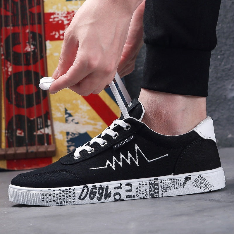 Men's Canvas Shoes -- sports casual men's shoes flat shoes men