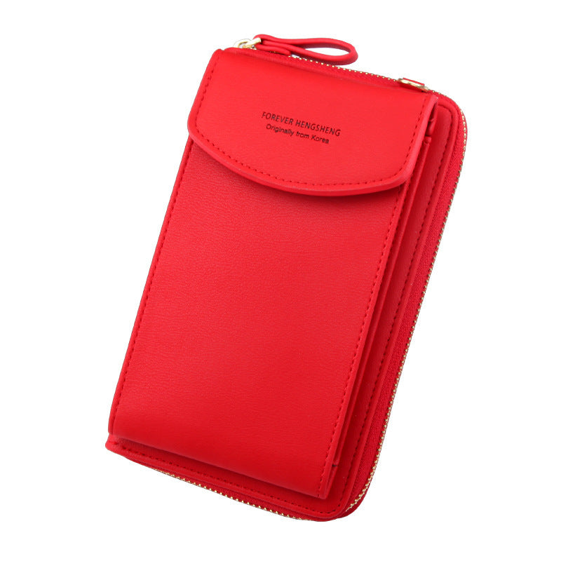 Mobile Phone Bag Zipper - Women Diagonal Bag