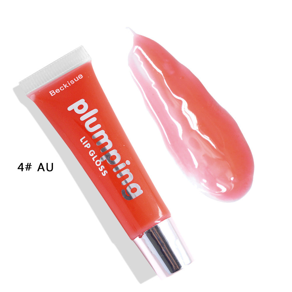 Wet Cherry Plumping Lip gloss - Lip Plumper Makeup Big Lip Gloss Moisturizer Plump Volume Shiny Vitamin E Mineral Oil