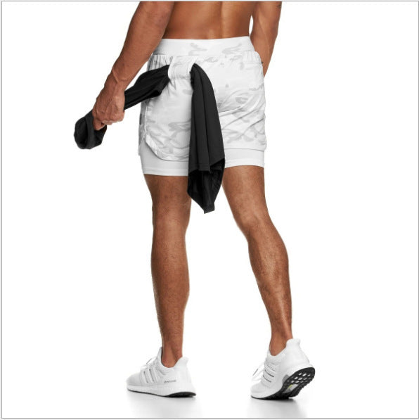 Summer Running Shorts - Men 2 in-1 Shorts