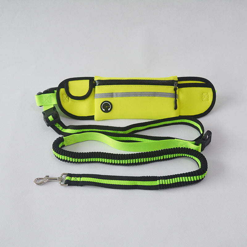 Pet Waist Bag - Sports Traction Rope Reflective Waterproof Running Traction Rope