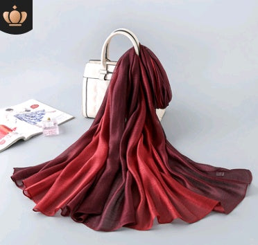 Modern Hot Silk Scarf - Sunscreen Shawl Beach Towel