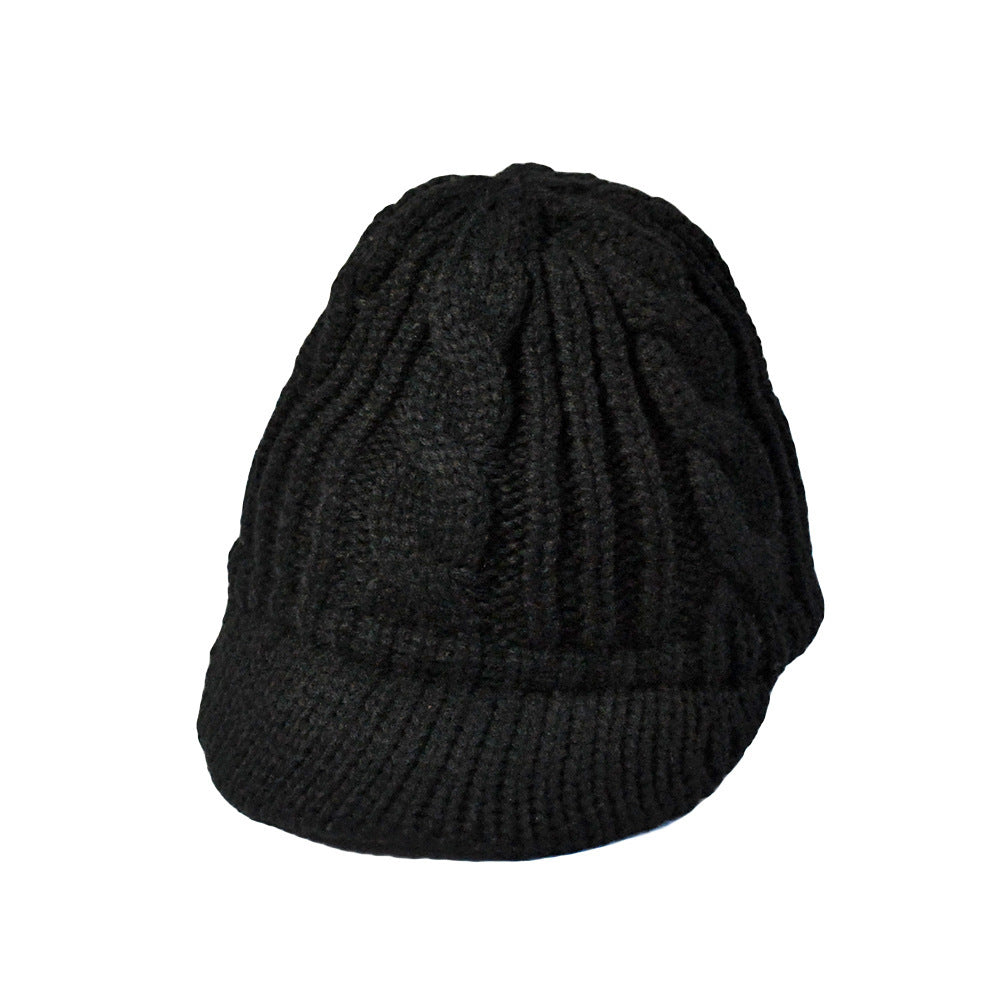 Woolen Knitted Cap - Ear protection cap