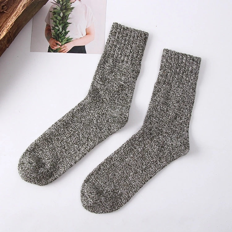 Winter Terry Wool Socks for Men