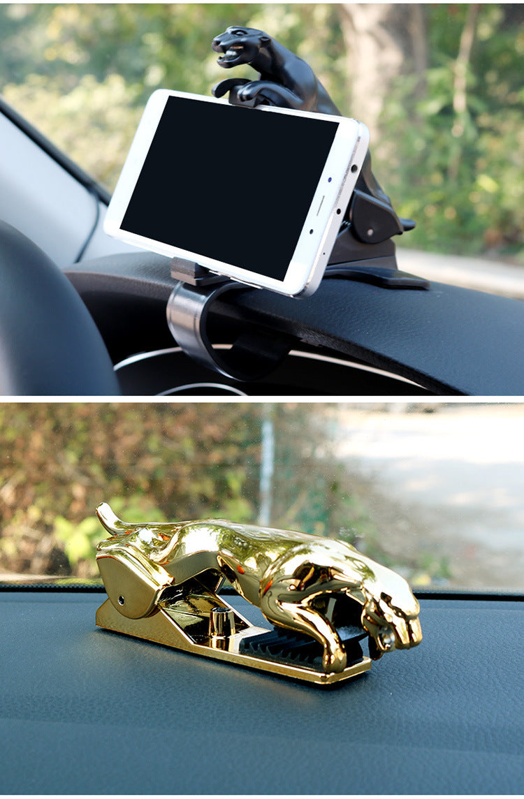 Car-Accessories Phone-Holder Stand - Cellphone Adjustable Jaguar-Design 360-Degree