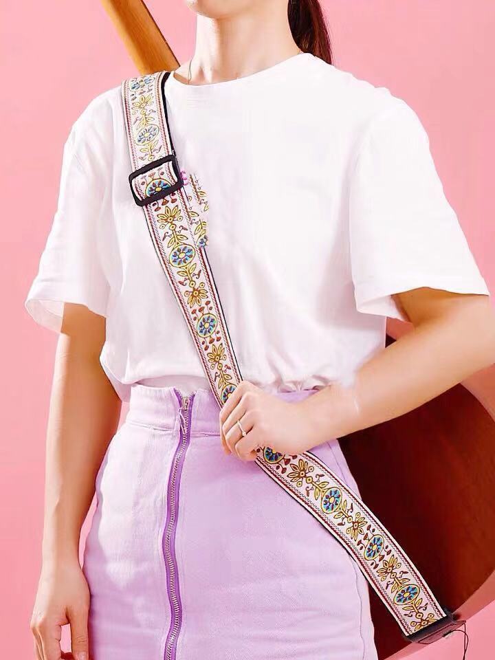Embroidered Guitar Strap