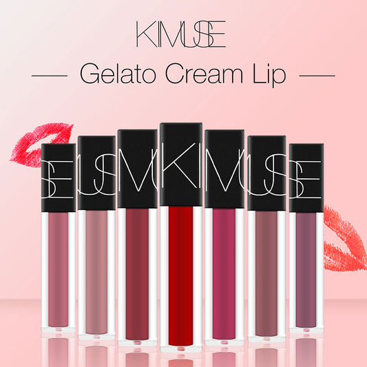 KIMUSE Matte Smooth Lipstick - Liquid Lipstick Matte Waterproof Lips Makeup Cosmetic Long Lasting Matte Lipstick Makeup