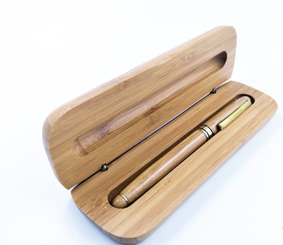 Bamboo Pen - Customer Gift Hard Pen Neutral Bamboo Pen