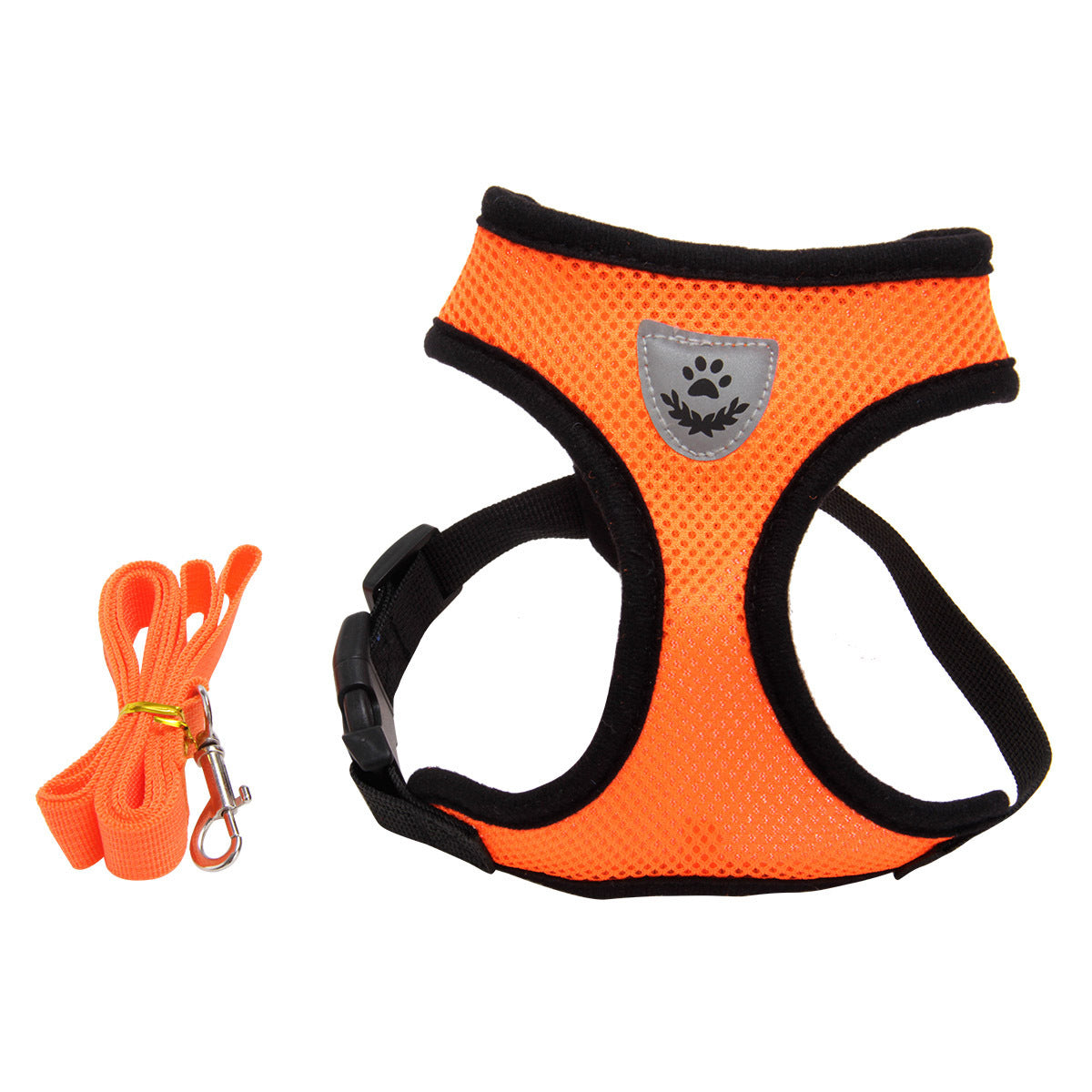 Premium Mesh Dog Harness – Breathable I-Type Chest Strap with Leash