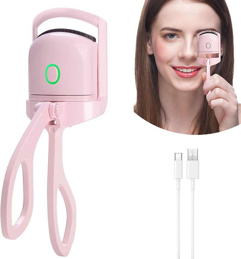 Eyelash Curler - Portable Electric Heated Comb Eye Lash Eyelash Curler Makeup Tools Heated Eyelash Curlers,Rechargeable Electric Eyelash Curler,Handheld Eyelash Heat