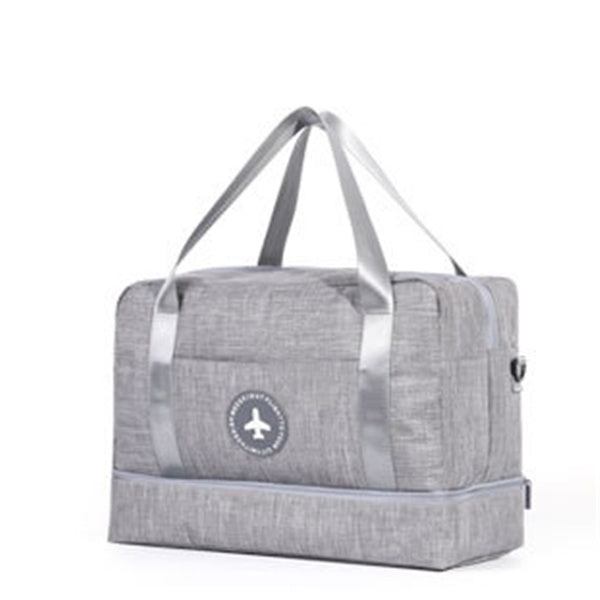 Dry And Wet Separation Travel Bag - Tourism Fitness Storage Pouch Women's Clothes Shoes Daily Necessities Duffle Package Supplies