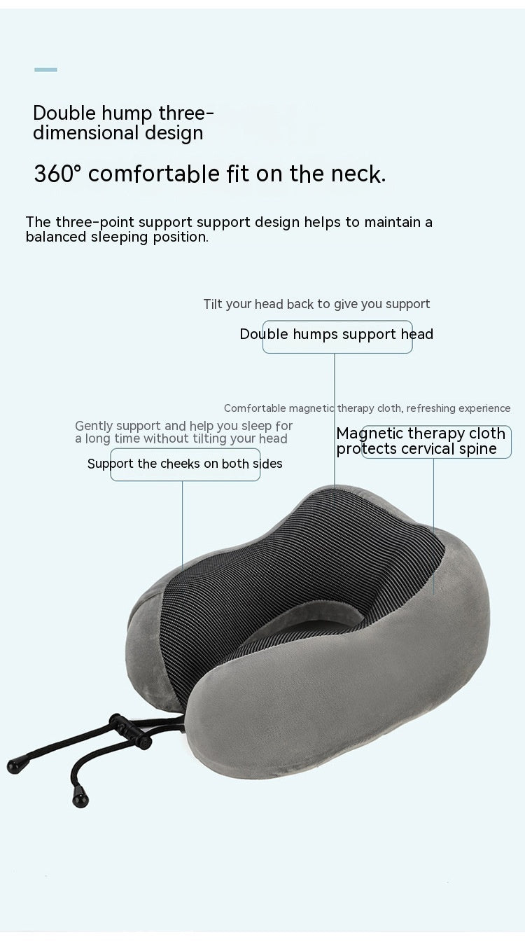 U-shape Pillow Travel Pillow - Neck Pillow Siesta Neck Pillow Neck Pillow Magnetic Cloth U-shaped Pillow