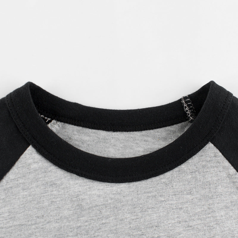 New Boys' Short Sleeve Top - Korean T-shirt Kids Clothes