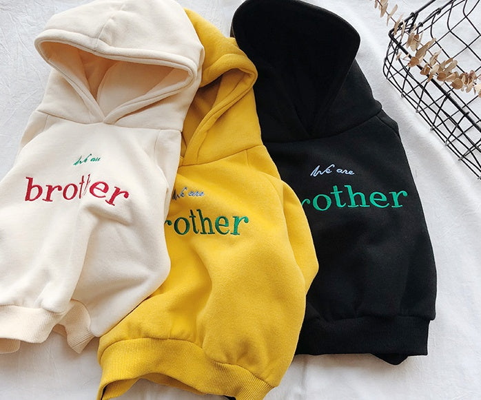 Boys Hooded Autumn and winter sweater