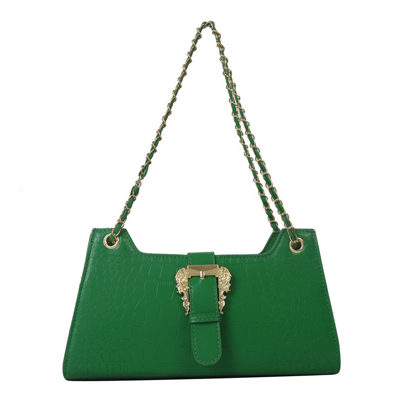 Women's Fashion: Simple Chain Fashion Bag - Shoulder Bag Casual Trend Crossbody Small Square Bag