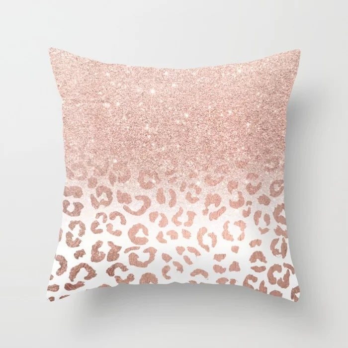 Pink Sofa Cover - Cushion Pillowcase