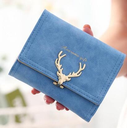 Korean Fashion Frosted Deer Woman Bag - Multi Card Holding Bag Coin Purse