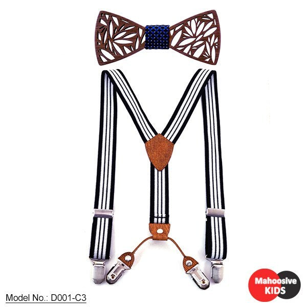 Children's Suit Suspender & Tie Set