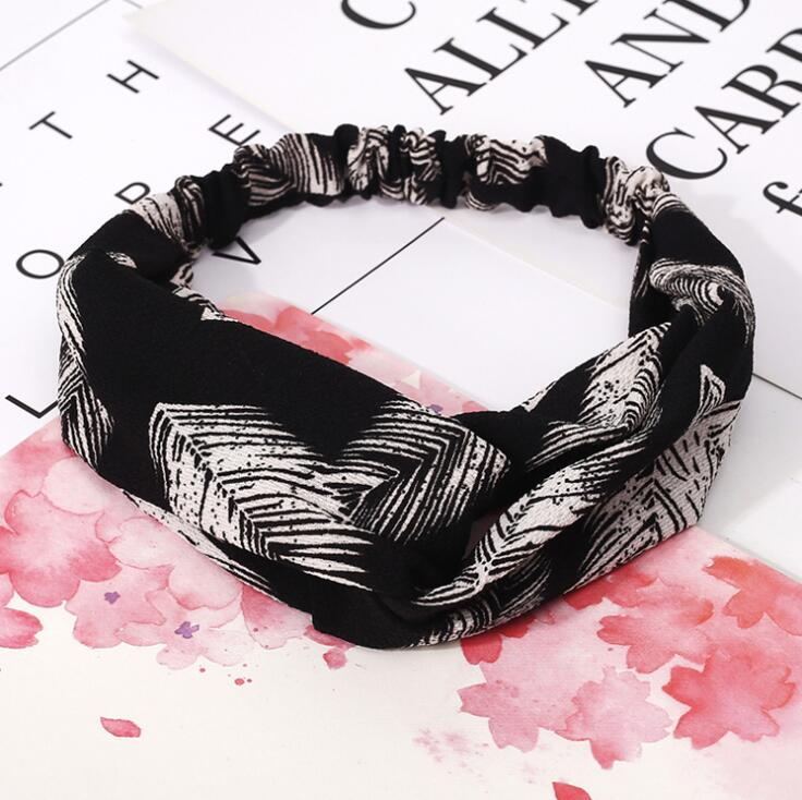 Women's Retro Style Printed Headband - JumoShop