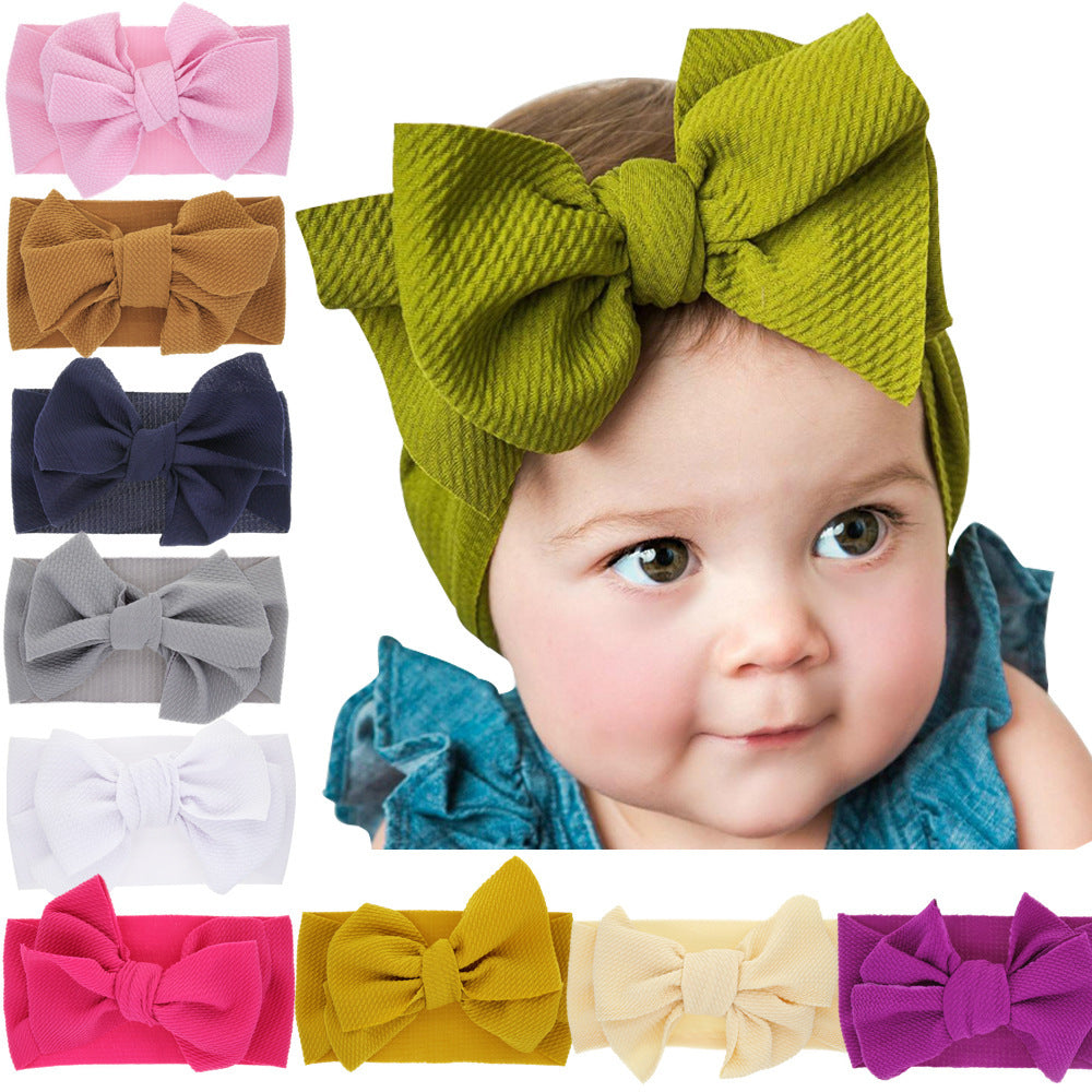 New-Born Baby's Bow Headband