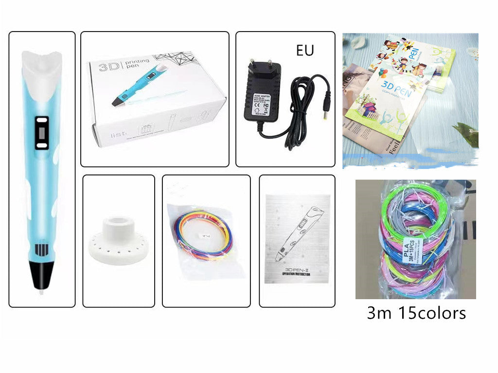 Children's 3D Printing Pen - Three-dimensional Brush Toy Set