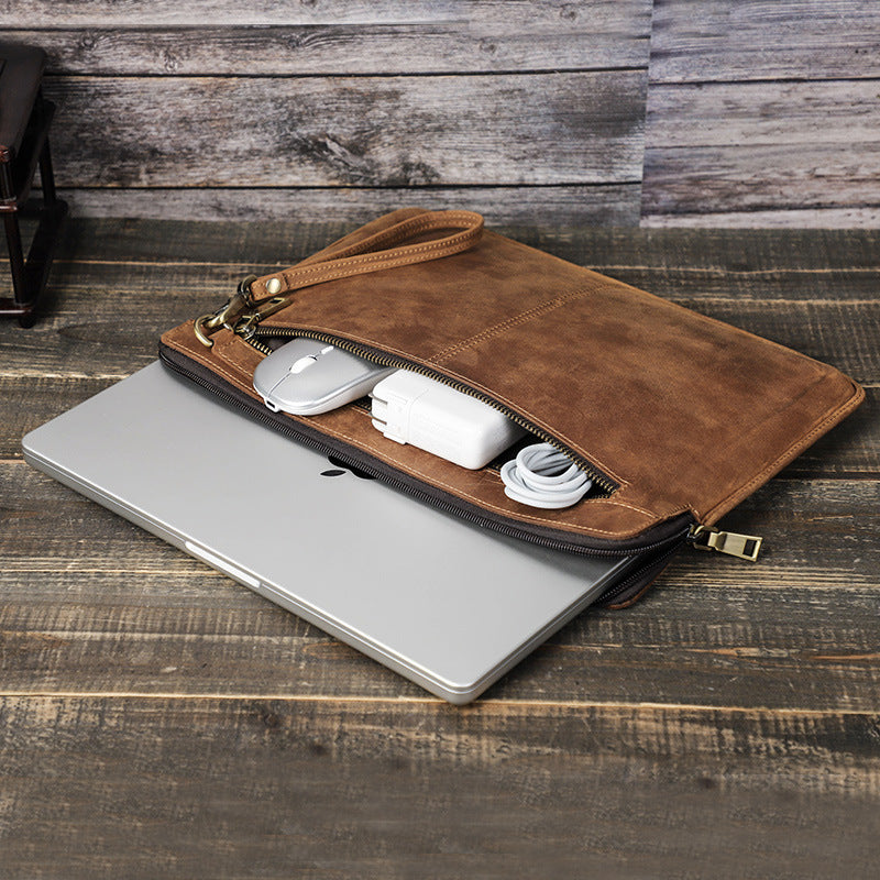 Leather Notebook Computer Bag