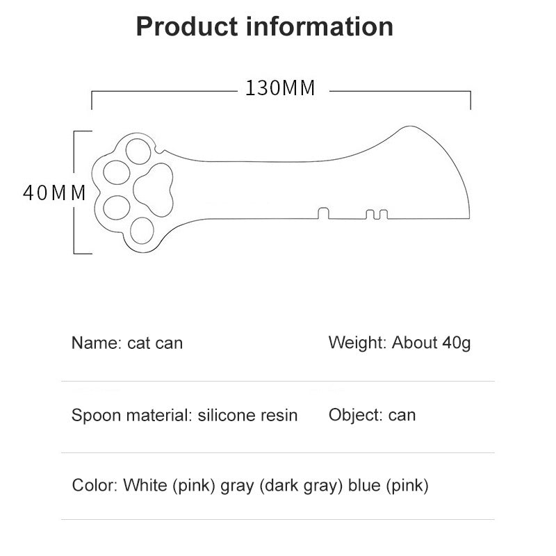 Multifunction Pet Canned Spoon Jar Opener - Puppy & Cat Feeding Spoon, Cat Dog Accessories Feeder Shovel