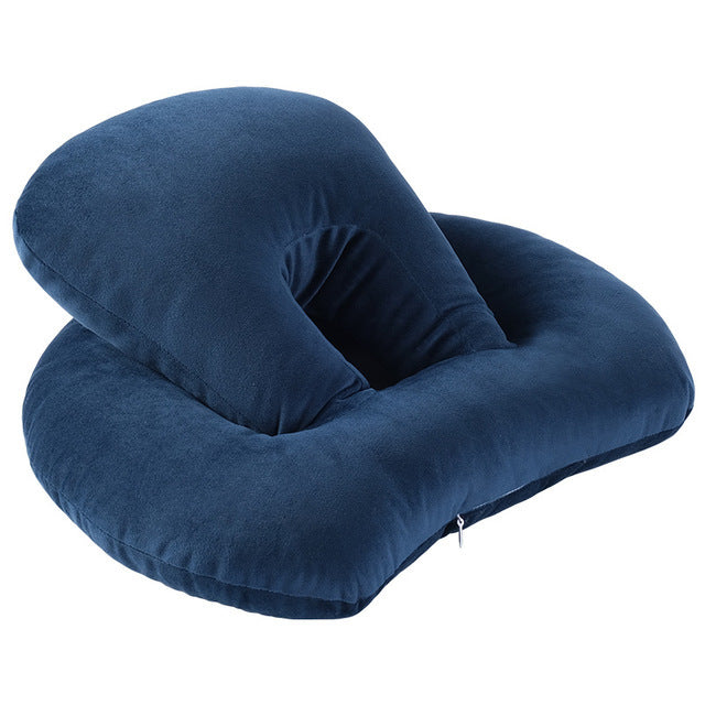 U-Shaped Desk Nap Pillow - Neck Supporter Seat Cushion Headrest Travel Neck Pillow With Arm Rest