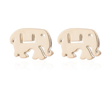 Gold Charms Bracelet Femme Stainless Steel Women Jewelry - Lucky Origami Elephant Bracelets Friendship Gifts