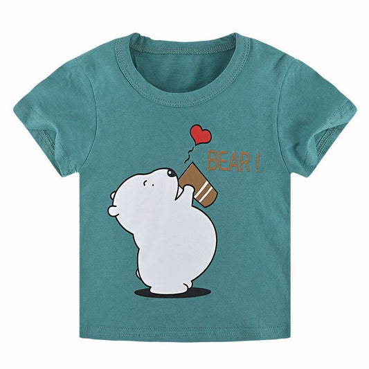 Fun & Playful Boys' Short Sleeve T-Shirt – Multiple Designs & Colors!  Boys short sleeve T-shirt - JumoShop