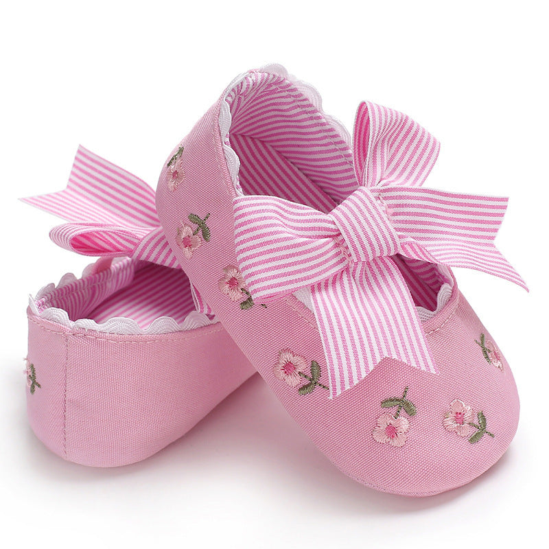 Bowknot Baby Shoes - Toddler Anti-Slip Shoe