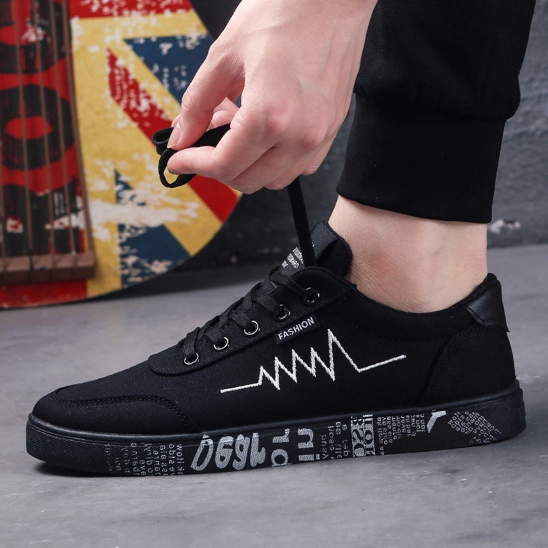Men's Canvas Shoes -- sports casual men's shoes flat shoes men