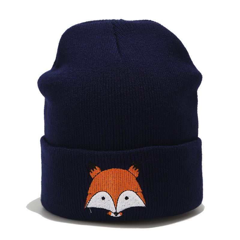 Embroidered Wool Cap