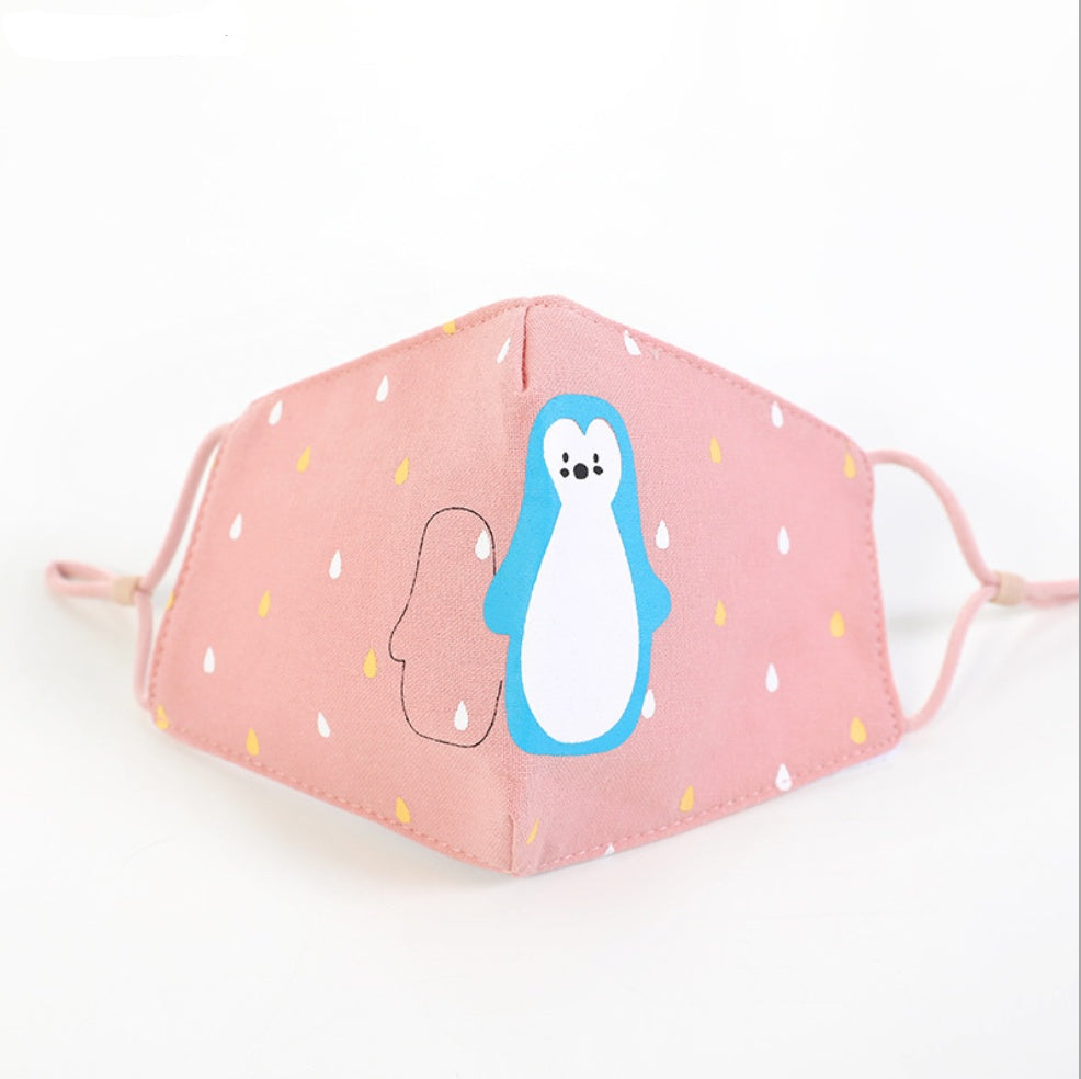 Cute Kid Carton Cotton Facial Mask